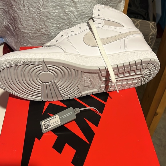 Nike air Jordans, white neutral gray never been worn - Picture 2 of 3